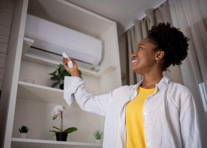 Absorção de calor e redução da necessidade de ar condicionado